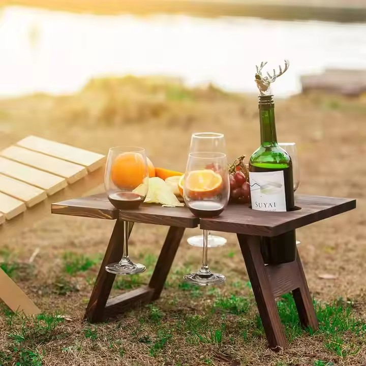 Wooden Outdoor Foldable Picnic Table